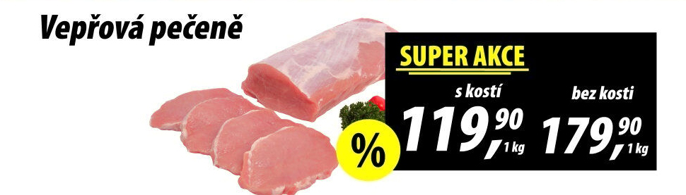 Vepřová pečeně s kostí