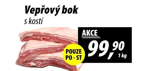 Vepřový bok s kostí