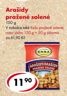 Pražené arašídy Ensa