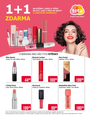 akční leták Teta drogerie 3.7.2025-29.7.2025