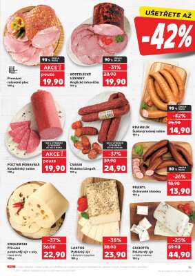 akční leták Kaufland 9.7.2025-15.7.2025