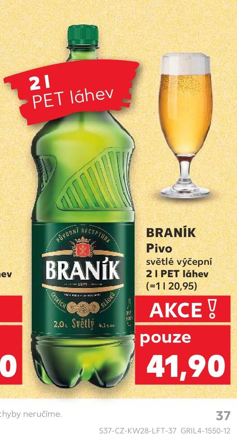 BRANÍK 2 l PET láhev