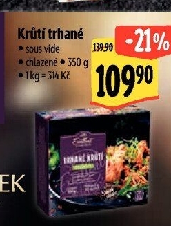 Krůtí trhané Sous Vide Albert Excellent