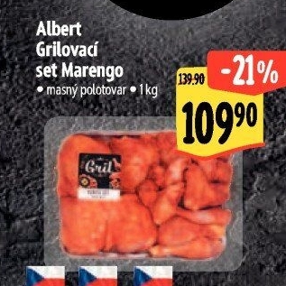 Kuřecí grilovací set Marengo Albert Gril