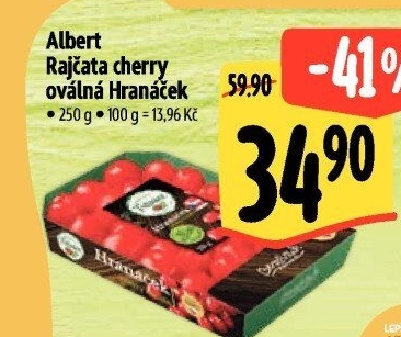 Rajčata cherry Albert