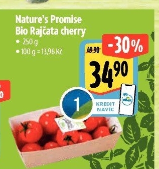 Rajčata cherry bio Nature'