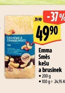 Směs kešu a brusinek Emma