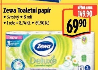 Toaletní papír 3vrstvý Deluxe Zewa