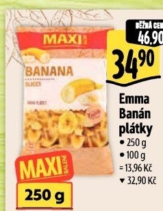 Banán sušený Emma