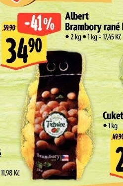 Brambory konzumní rané Albert