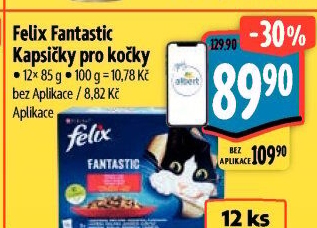 Kapsičky pro kočky Fantastic Felix Purina