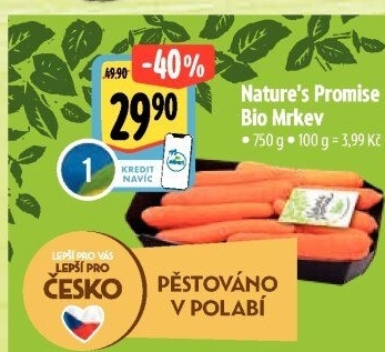 Mrkev bio Nature'