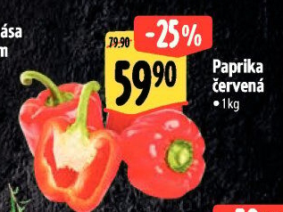 Paprika červená