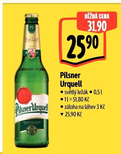 Pivo Pilsner Urquell