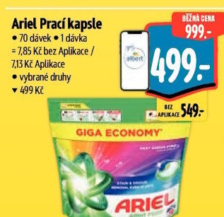Prací kapsle Ariel