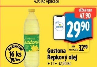Řepkový olej Gustona
