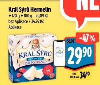 Sýr Hermelín Král sýrů