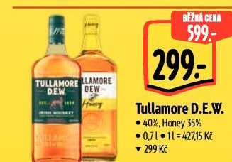 Whiskey irská Tullamore Dew