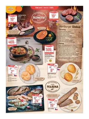 akční leták Globus 9.7.2025-15.7.2025