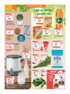 akční leták Globus 9.7.2025-15.7.2025