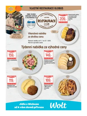 akční leták Globus 9.7.2025-15.7.2025