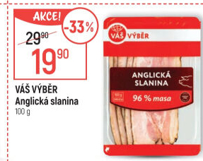 Anglická slanina Váš Výběr