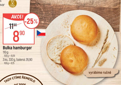 Bulka na hamburger