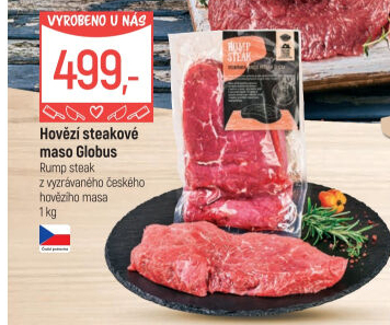 Hovězí Rump steak Globus