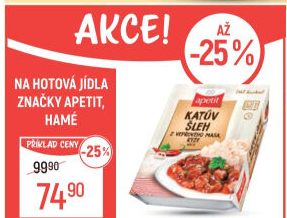 Katův šleh z vepřového masa s rýží Apetit