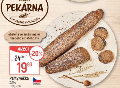 Pečivo Párty večka