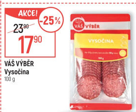 Salám Vysočina Váš Výběr