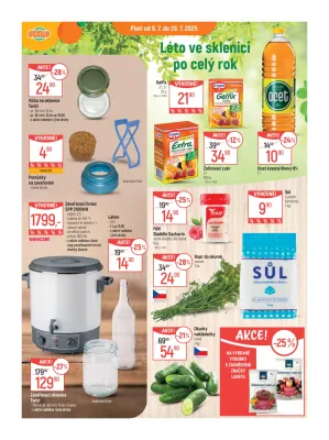 akční leták Globus 9.7.2025-15.7.2025