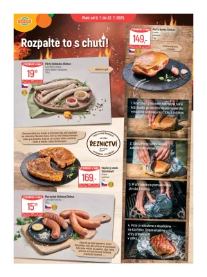 akční leták Globus 9.7.2025-15.7.2025