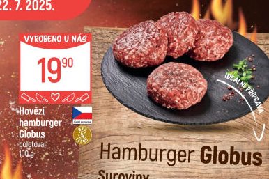 Hovězí hamburger Globus