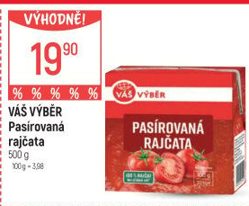 Pasírovaná rajčata Váš Výběr