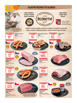 akční leták Globus 9.7.2025-15.7.2025