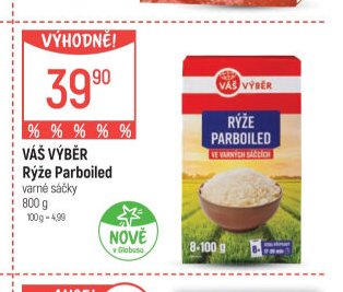 Váš výběr Rýže Parboiled