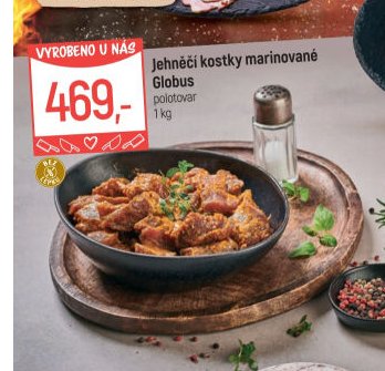 Jehněčí kostky marinované Globus