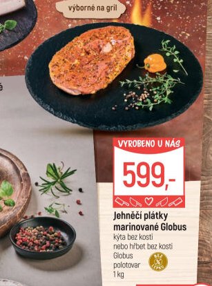 Jehněčí plátky marinované Globus