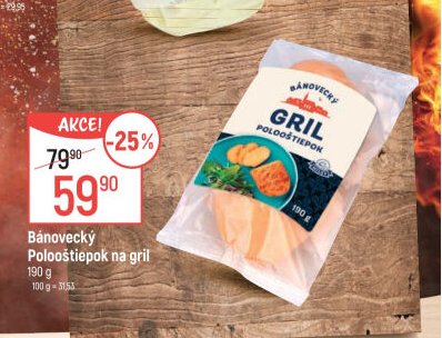 Bánovecký Polooštiepok na gril