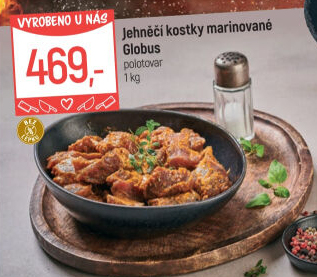Jehněčí kostky marinované Globus