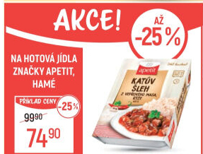Katův šleh z vepřového masa s rýží Apetit