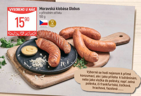 Moravská klobása Globus