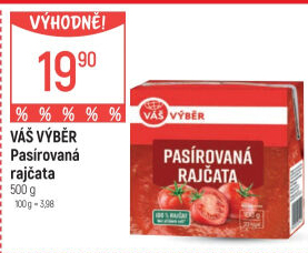 Pasírovaná rajčata Váš Výběr
