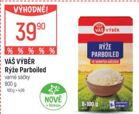 Rýže parboiled Váš Výběr