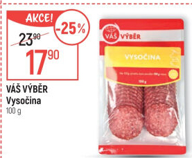 Salám Vysočina Váš Výběr