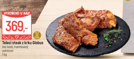Telecí steak z krku marinovaný Globus