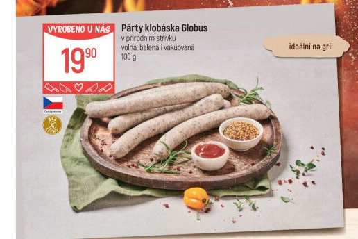 Párty klobáska Globus