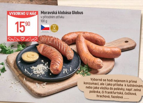 Moravská klobása Globus