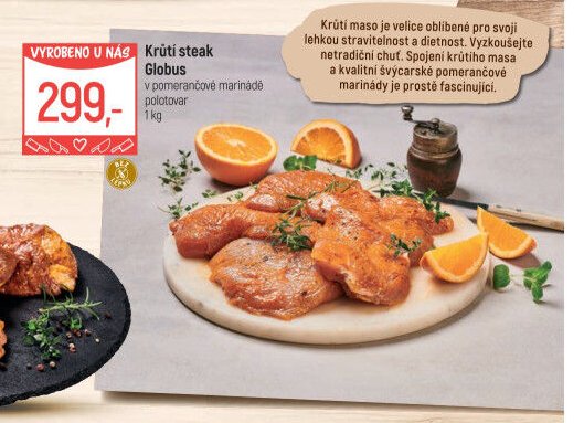 Krůtí steak Globus